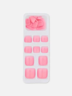 PS... Glanzende Kunstnagels Voor Je Tenen