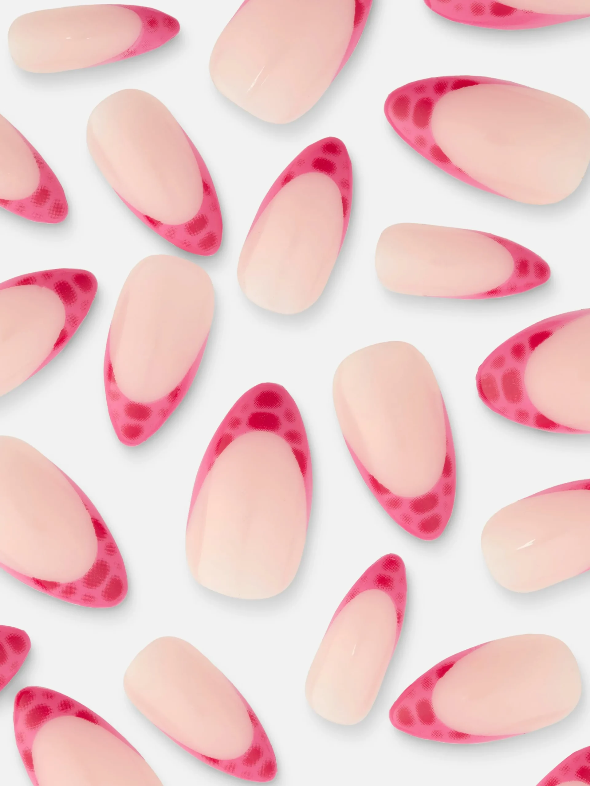PS... Puntige Glossy Kunstnagels Met Krokodileffect