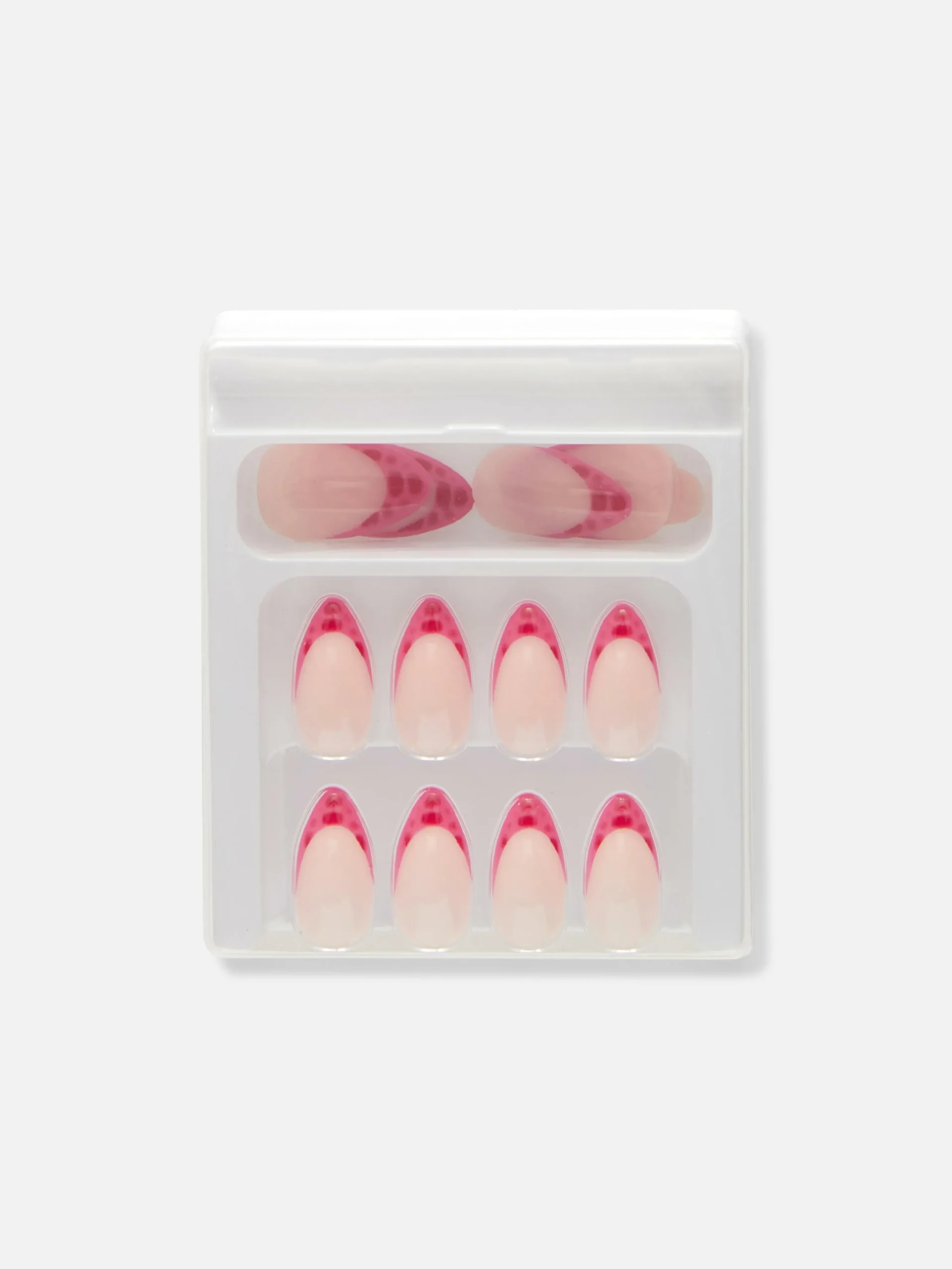 PS... Puntige Glossy Kunstnagels Met Krokodileffect