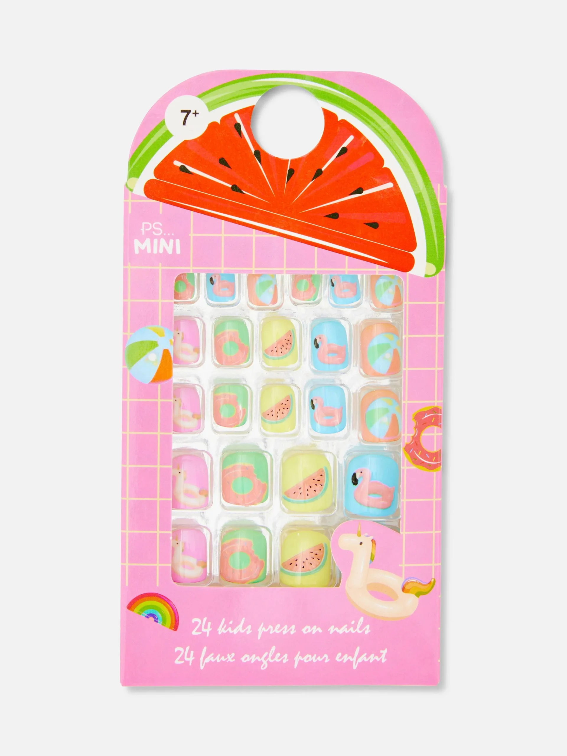 Puntige Kunstnagels Minikunstnagels Met Print