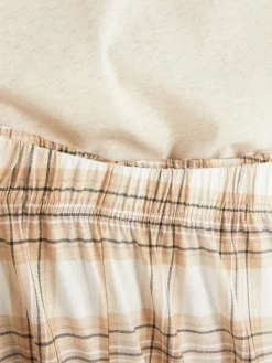 Pyjama Korte Mouwen En Schotse Ruit