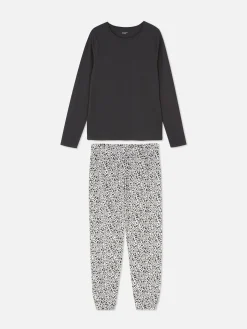 Pyjama Met Lange Mouwen En Patroon