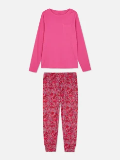 Pyjama Met Lange Mouwen En Patroon