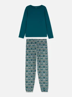 Pyjama Met Lange Mouwen En Patroon