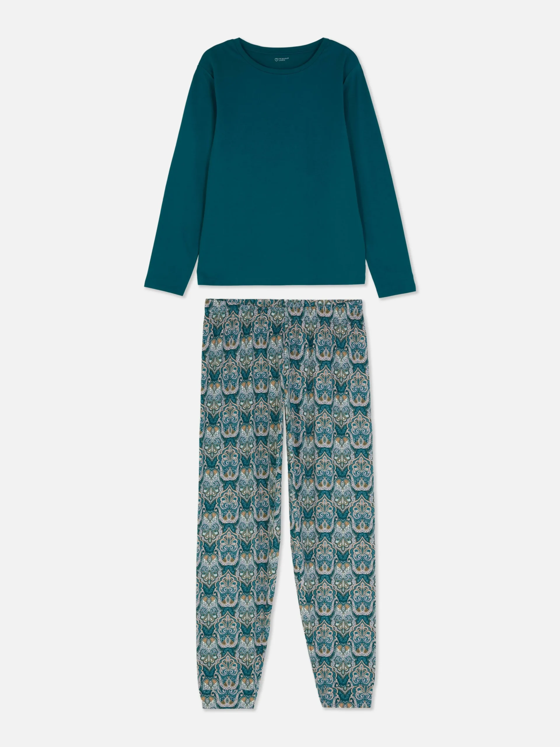 Pyjama Met Lange Mouwen En Patroon