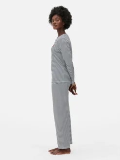Pyjama Met Lange Mouwen En Patroon