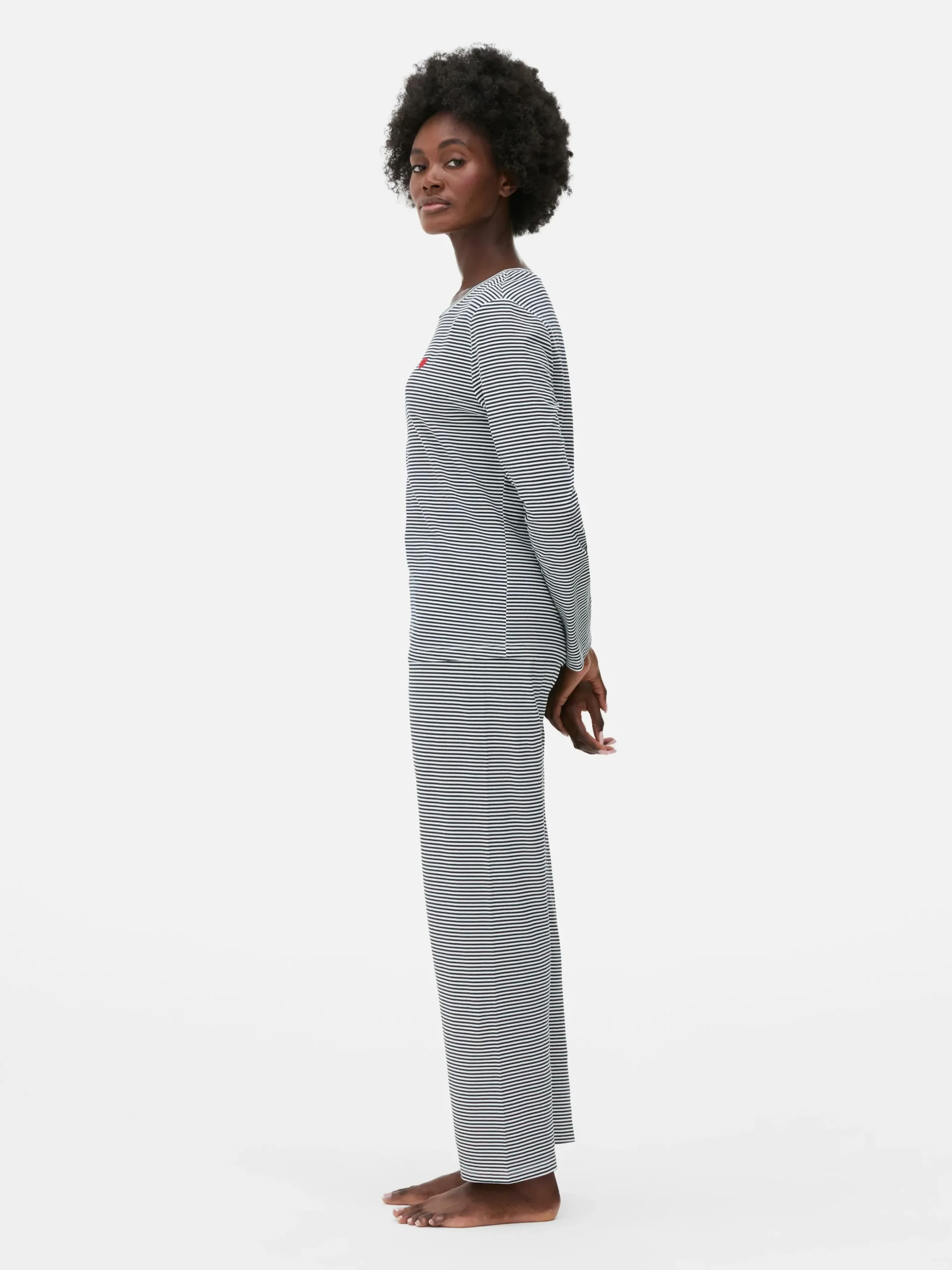 Pyjama Met Lange Mouwen En Patroon