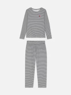 Pyjama Met Lange Mouwen En Patroon