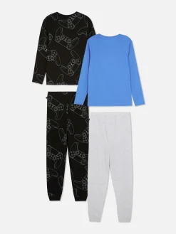 Pyjama Met Lange Mouwen PlayStation, Set Van 2