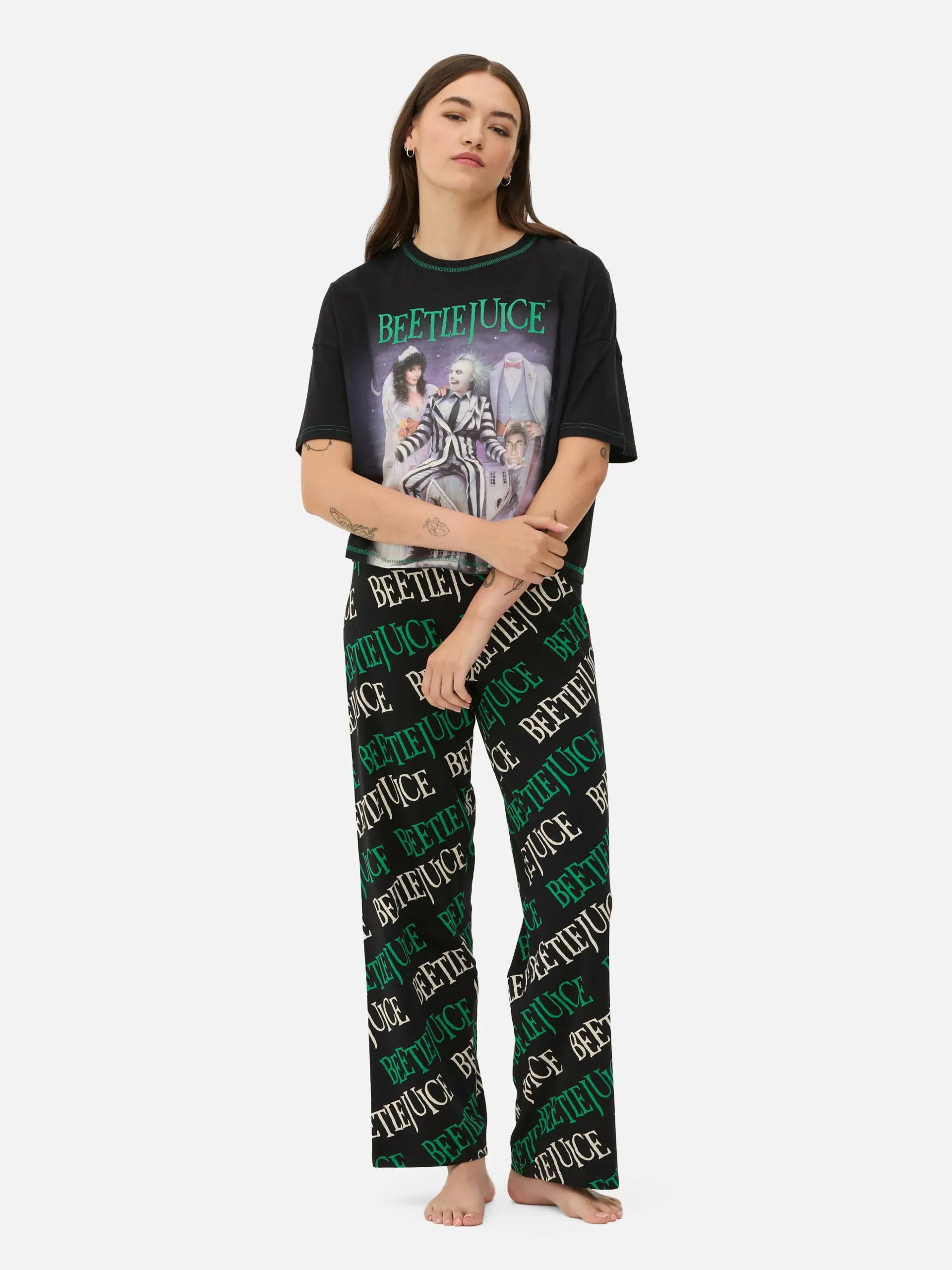 Pyjama Met Logoprint Beetlejuice