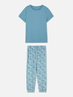 Pyjama Met Patroon En Korte Mouwen