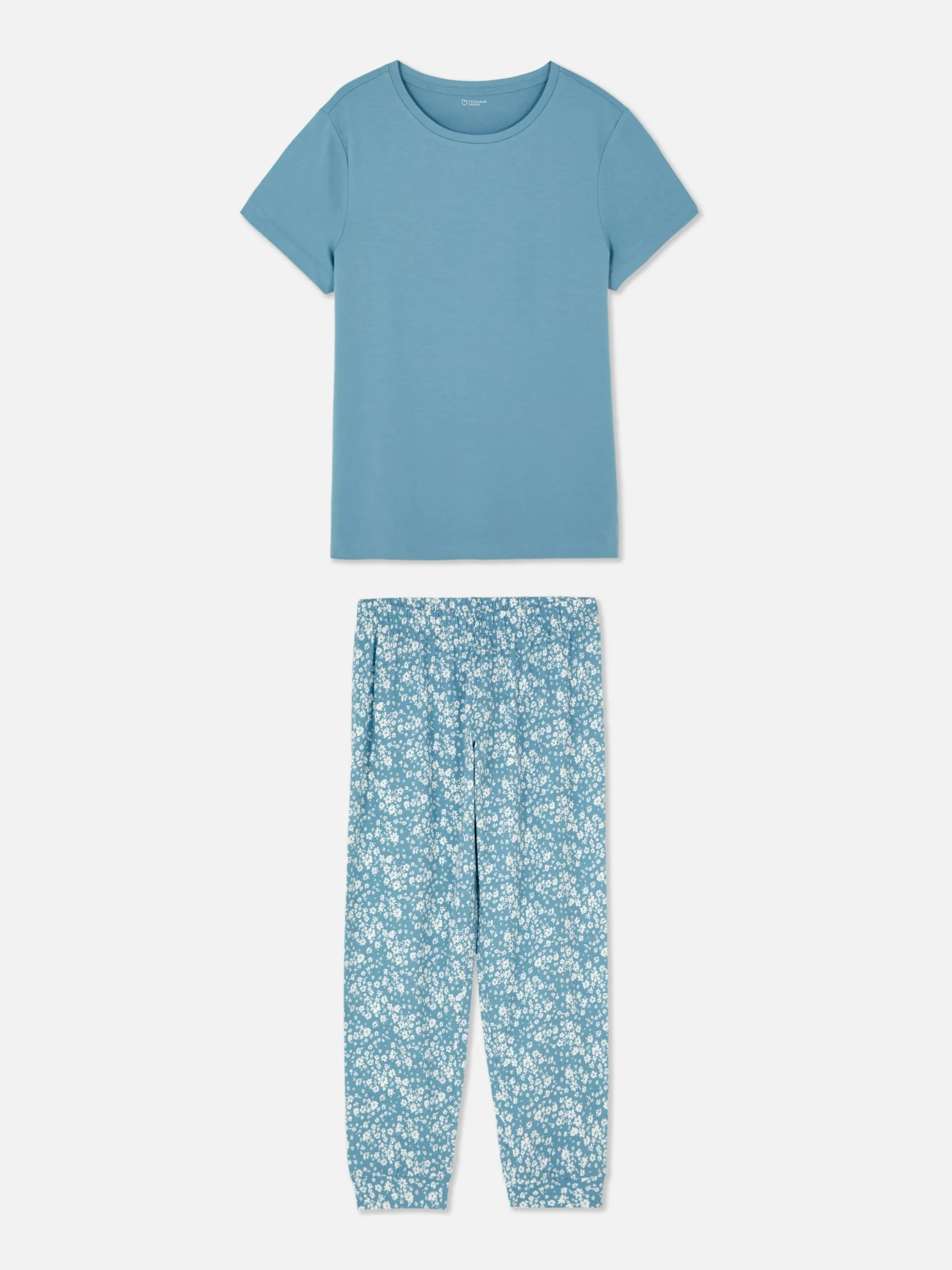 Pyjama Met Patroon En Korte Mouwen
