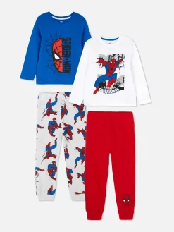 Pyjama Met Print Marvel Spider-Man, Set Van 2
