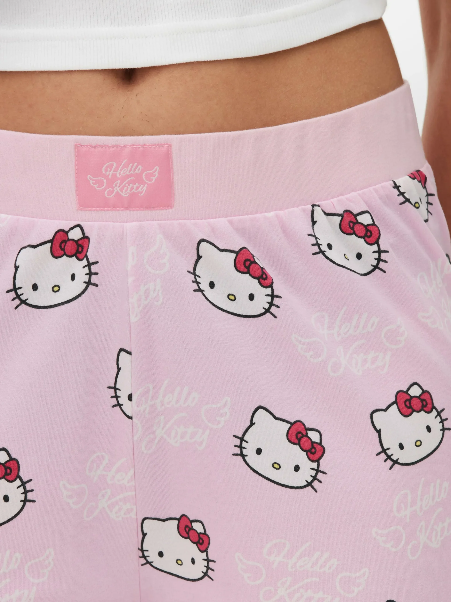 Pyjamabroek Met Wijde Pijpen Hello Kitty