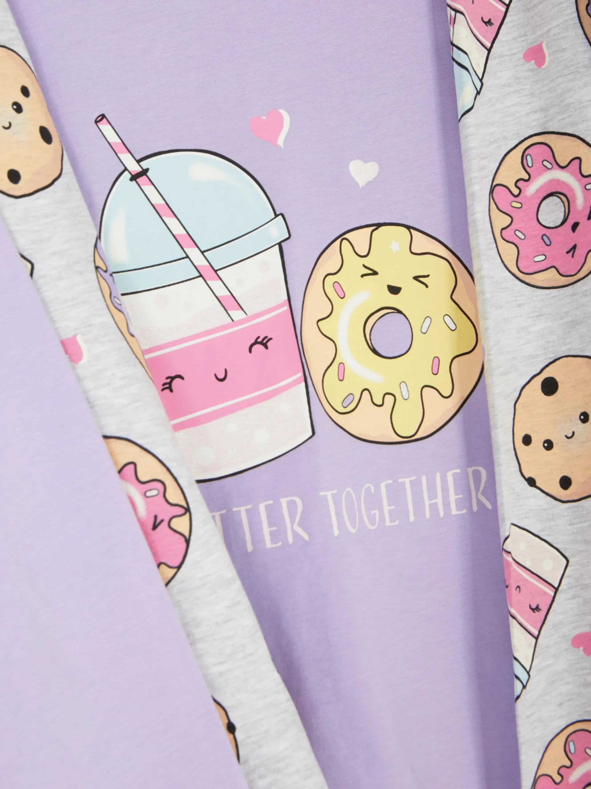 Pyjama's Met Bubbeltheepatroon, Set Van 2