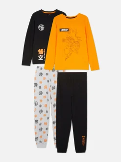 Pyjama's Met Lange Mouwen Dragon Ball Z, Set Van 2