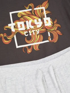 Pyjamaset Met Korte Broek En T-shirt