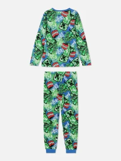 Pyjamaset Met T-shirt En Broek Minecraft