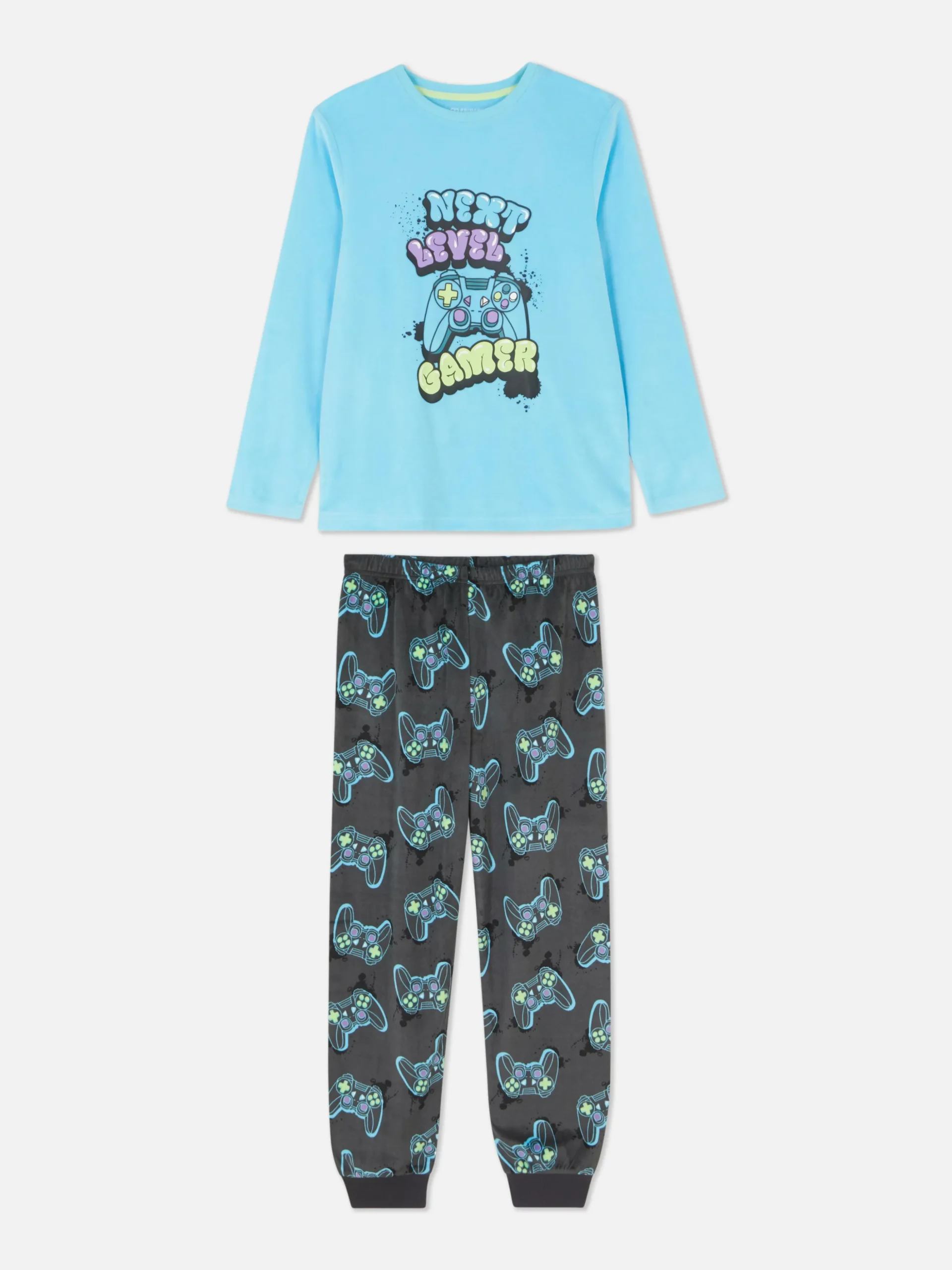 Pyjamaset Met T-shirt En Broek Game Controller