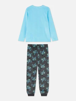 Pyjamaset Met T-shirt En Broek Game Controller