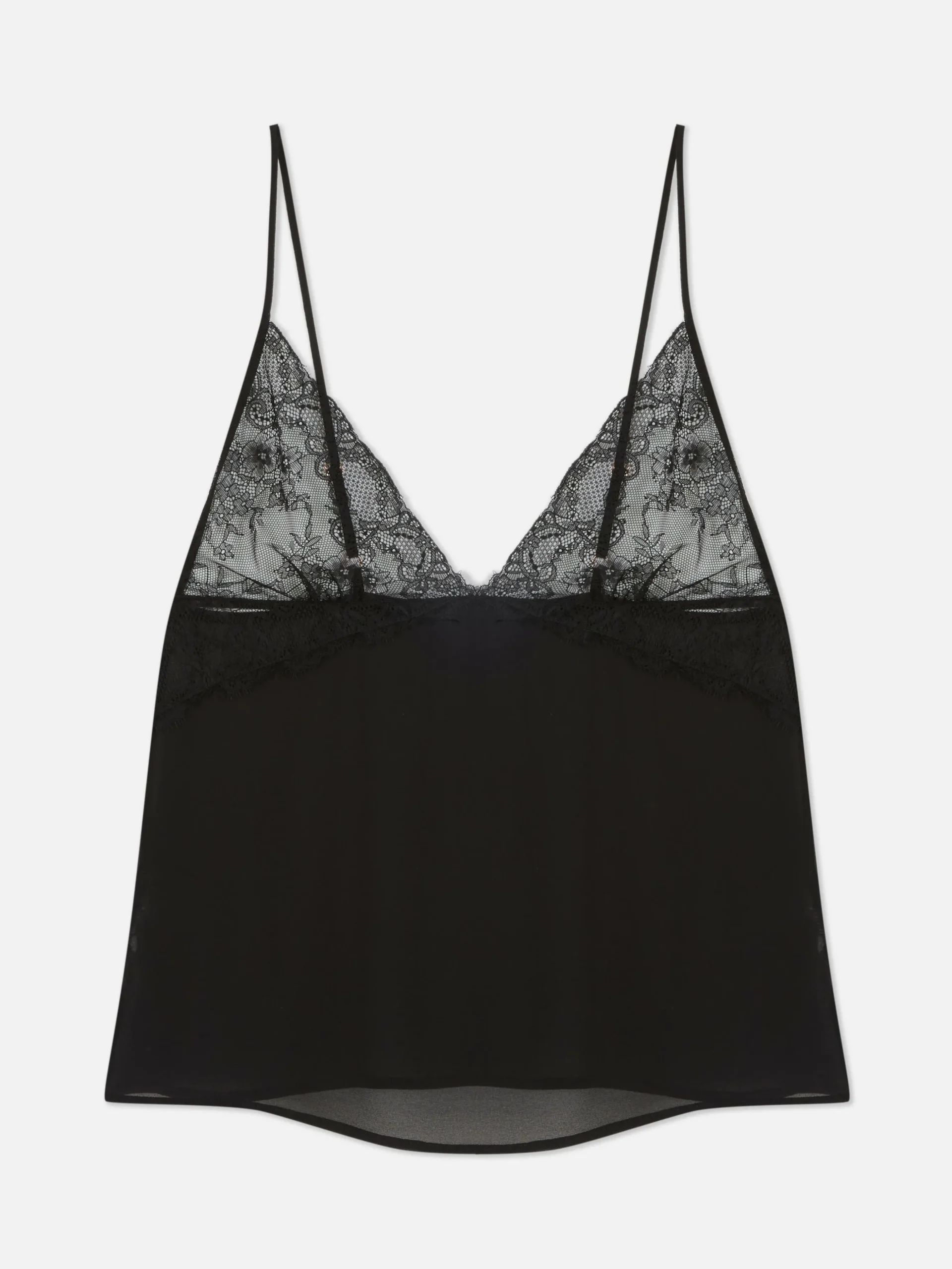 Pyjamatop Met Kant En Mesh