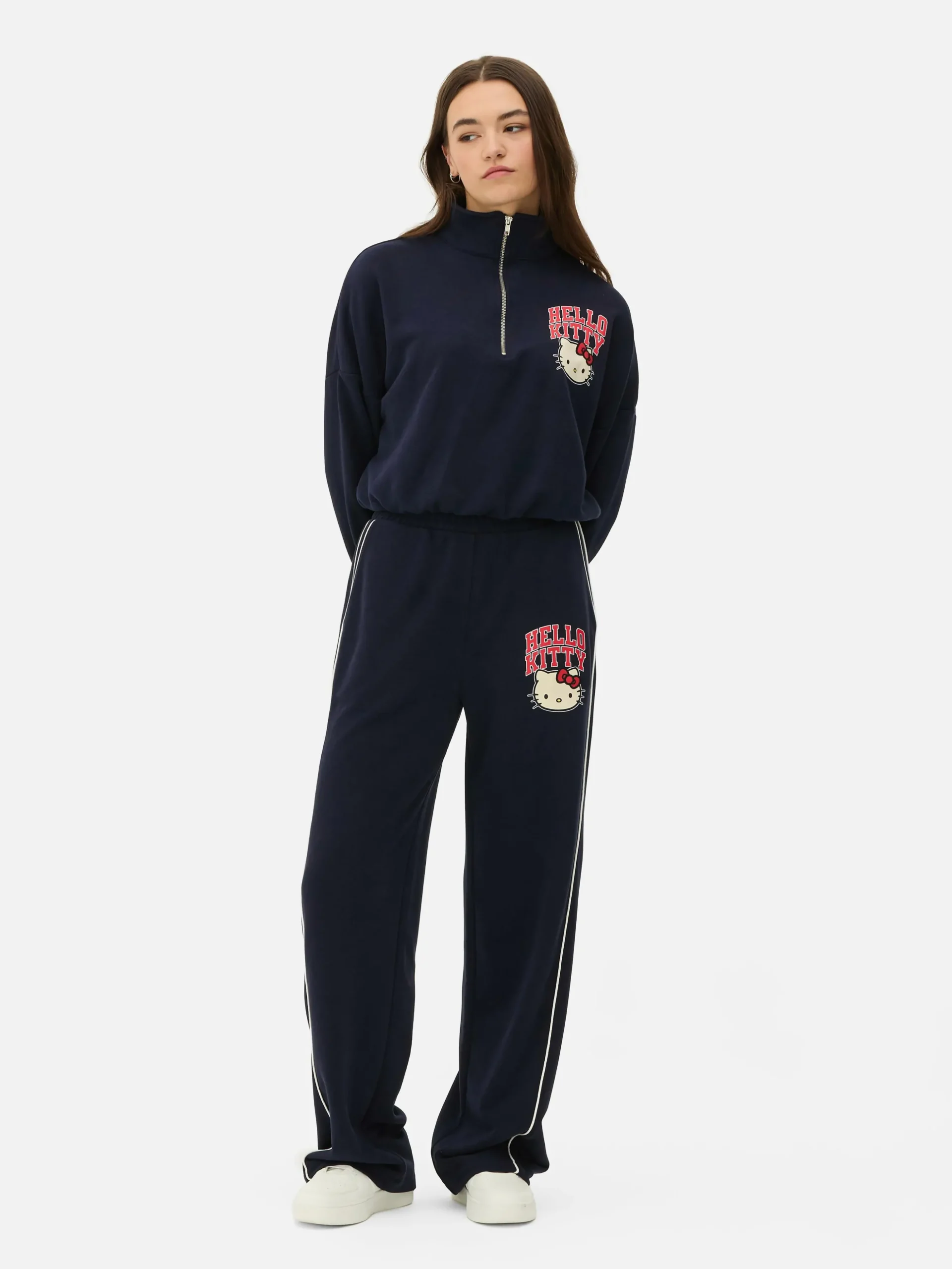 Rechte Joggingbroek Met Zijstreep Hello Kitty