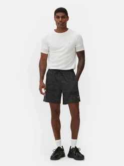 Reflecterende Sportshort Met Patroon