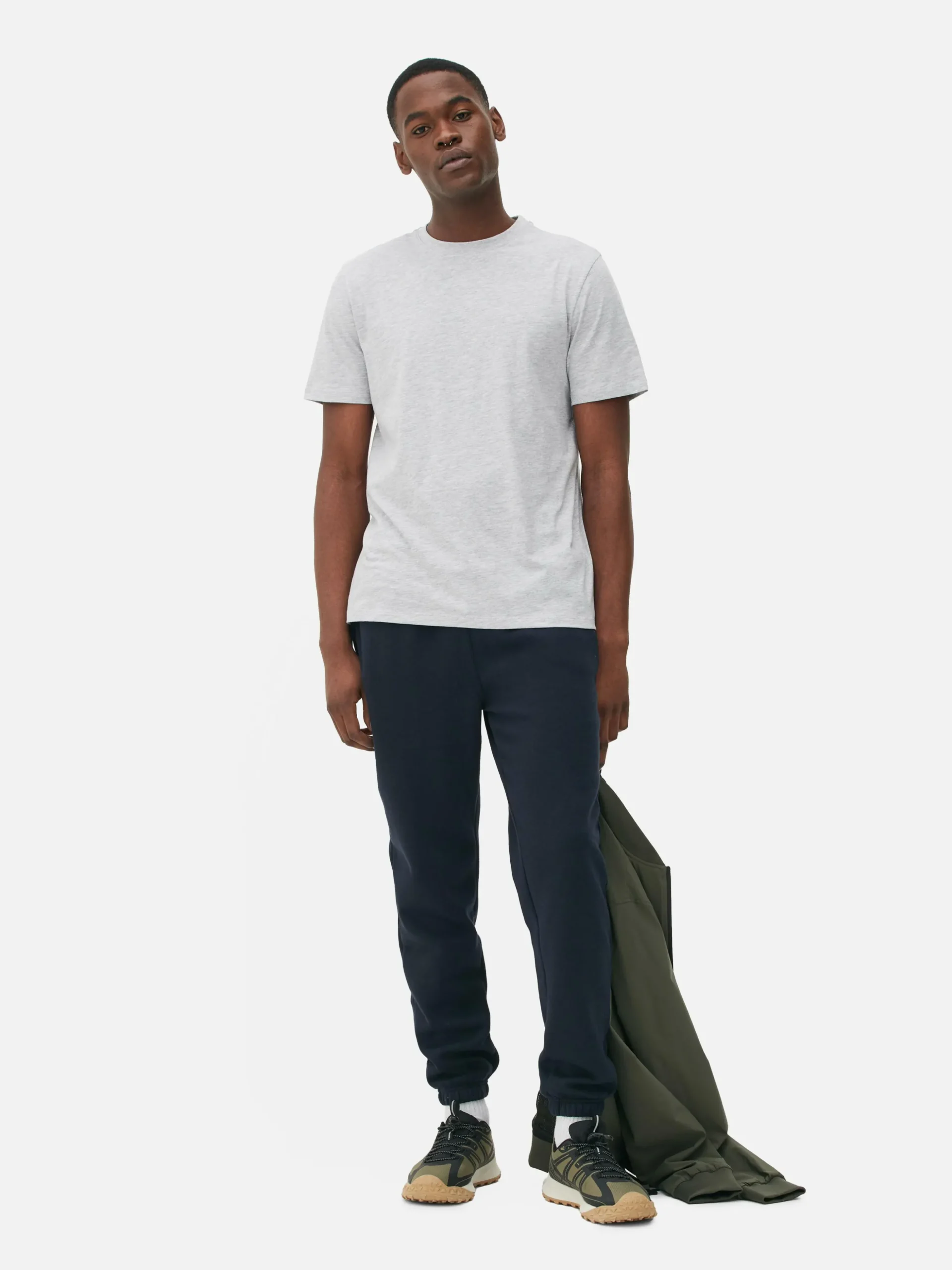 Regular Fit Gemêleerd T-shirt