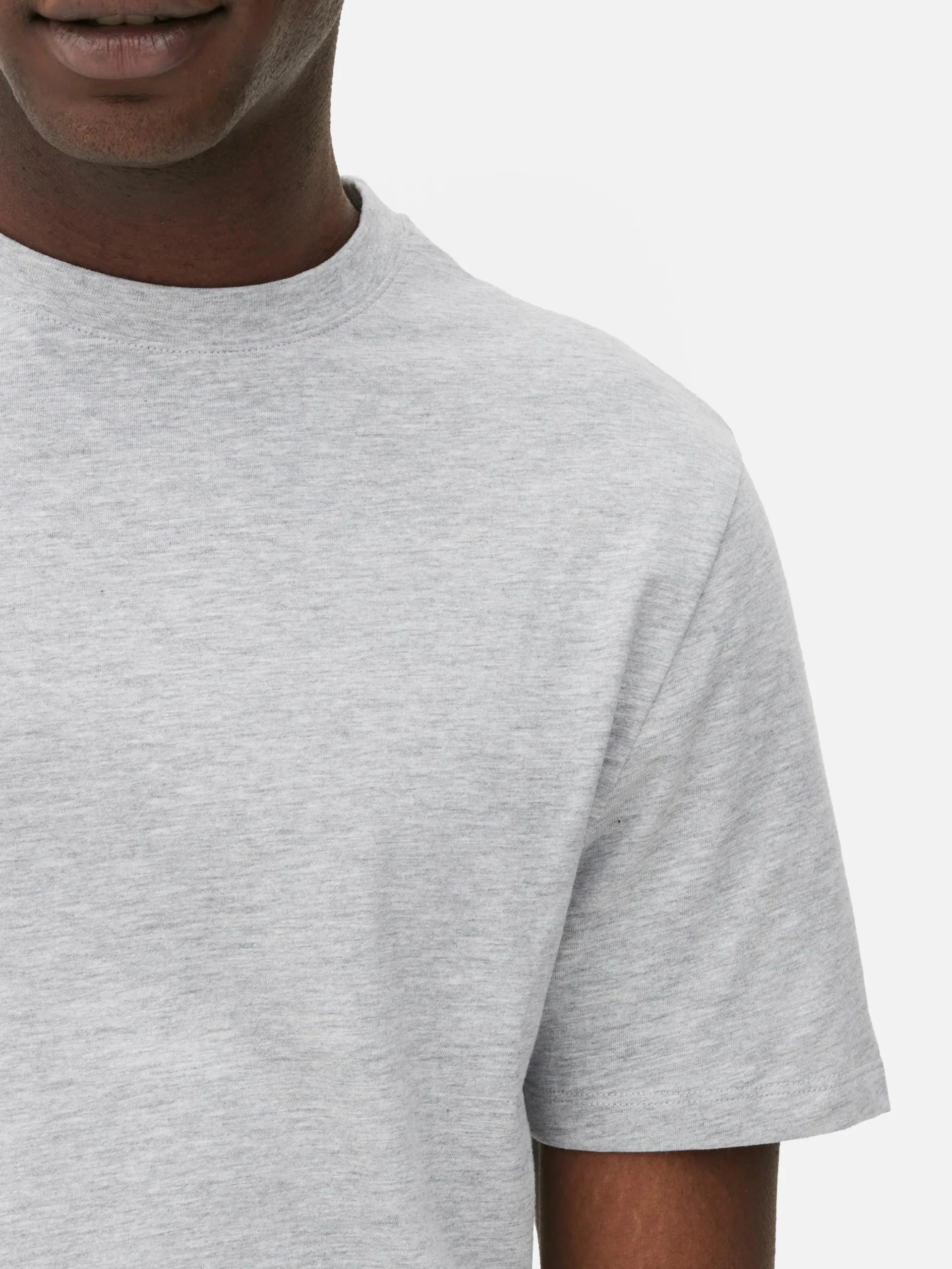 Regular Fit Gemêleerd T-shirt