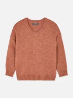 Regular Fit Trui Met V-hals