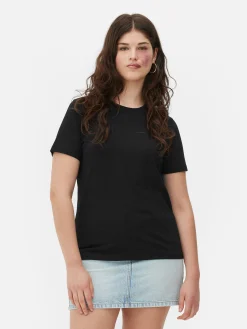 Regular Fit T-shirt Met Ronde Hals