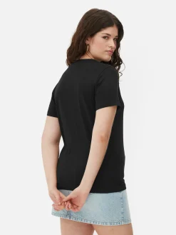 Regular Fit T-shirt Met Ronde Hals
