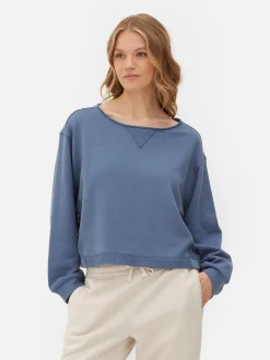 Relaxed Kort Sweatshirt