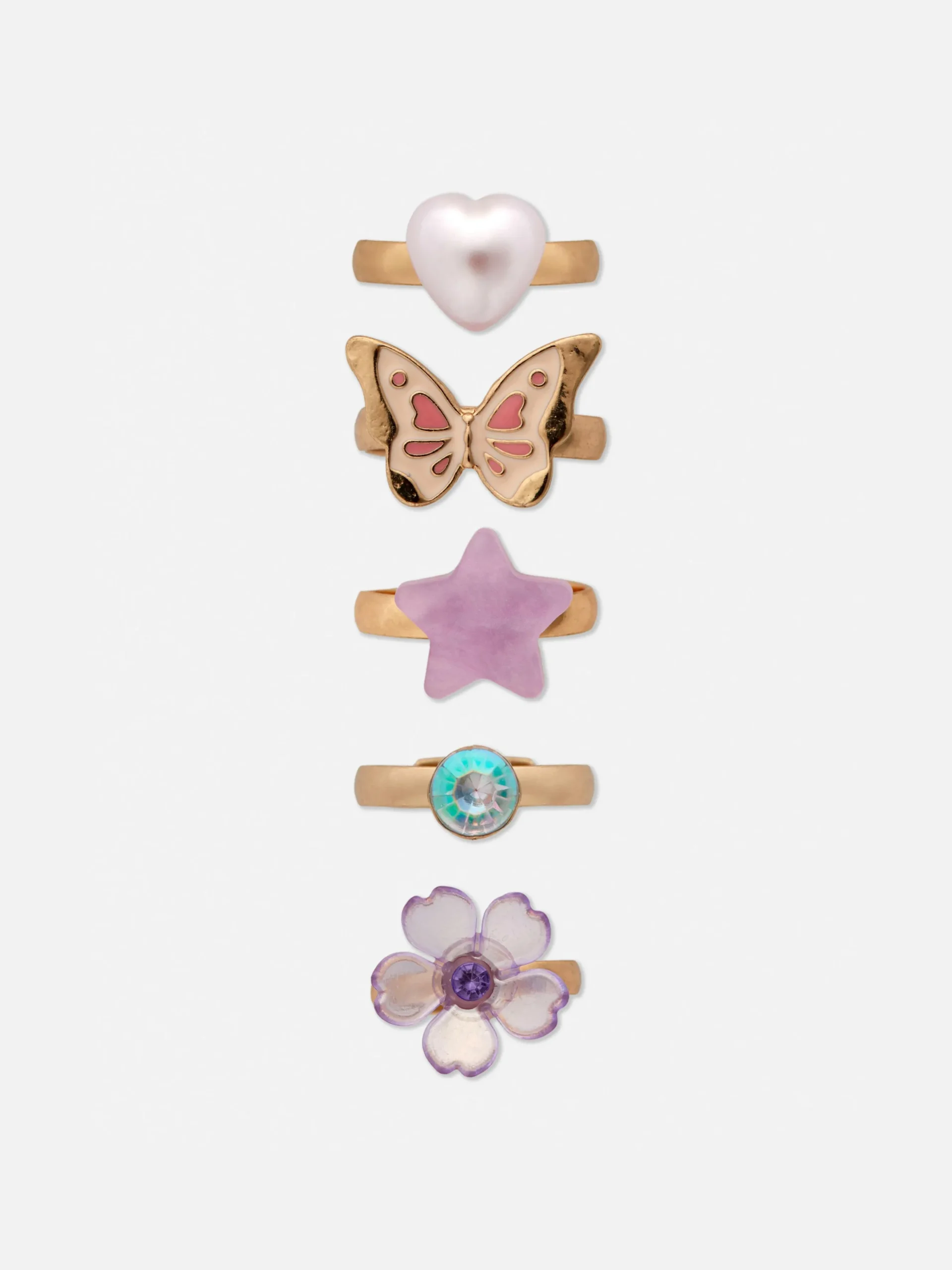 Ringen Met Bedeltjes, Set Van 5