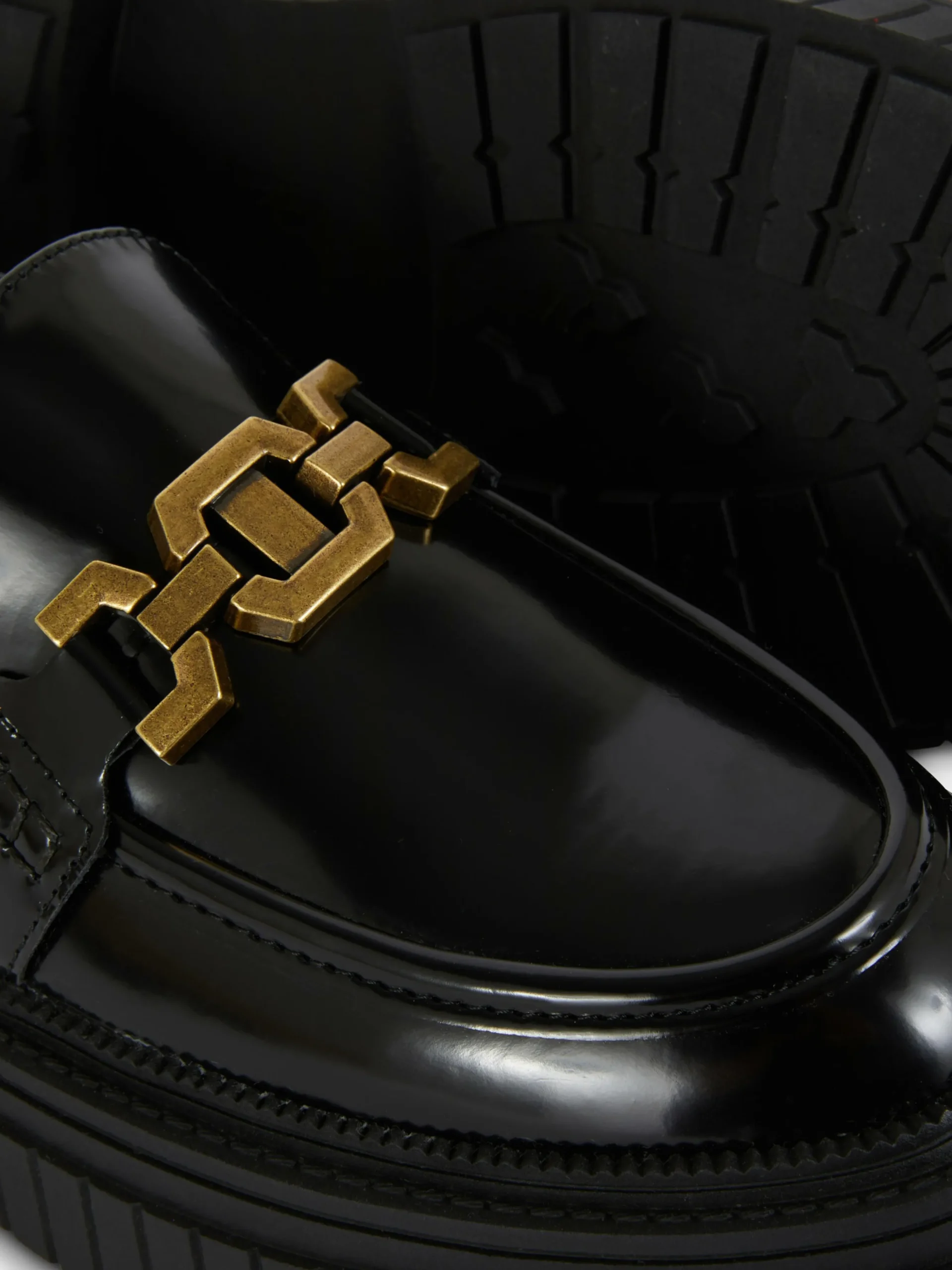 Robuuste Loafers Met Ketting