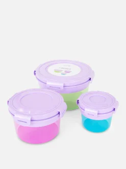 Ronde Snackdoosjes, Set Van 3