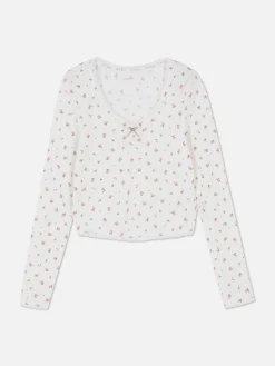 Roosajour Pyjamatop Met Lange Mouwen
