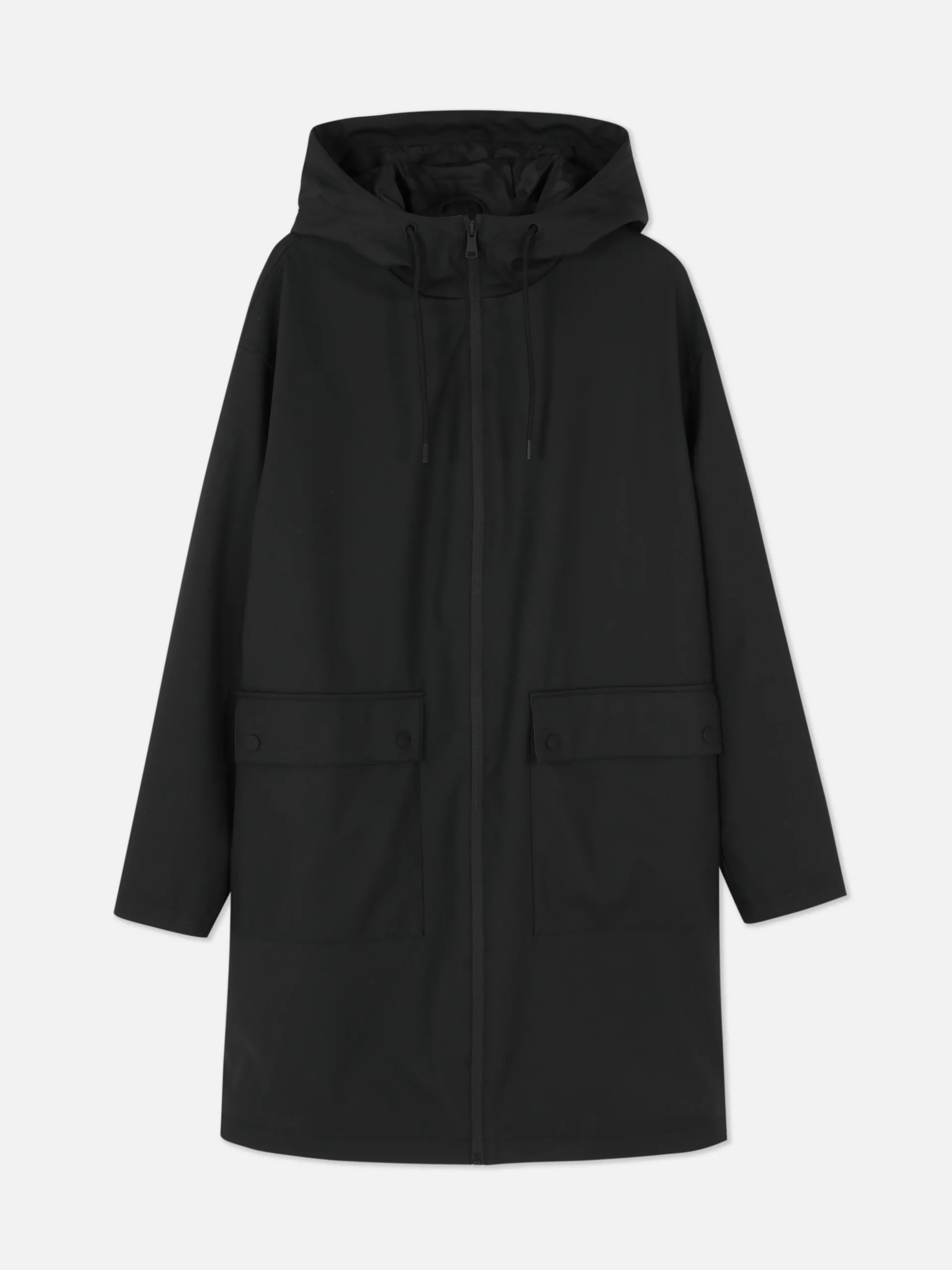 Rubberen Regenjas Met Capuchon