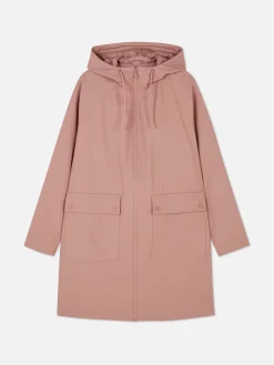 Rubberen Regenjas Met Capuchon