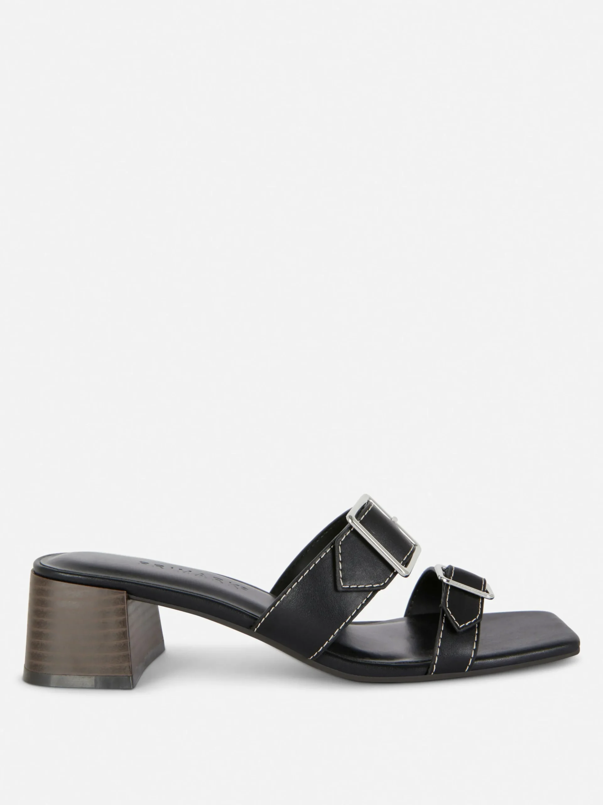 Sandalen Met Gespen En Blokhak