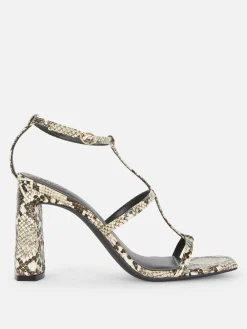 Sandalen Met T-bandje En Blokhak Rita Ora