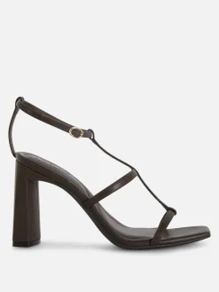 Sandalen Met T-bandje En Blokhak Rita Ora