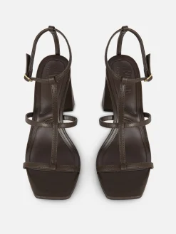 Sandalen Met T-bandje En Blokhak Rita Ora