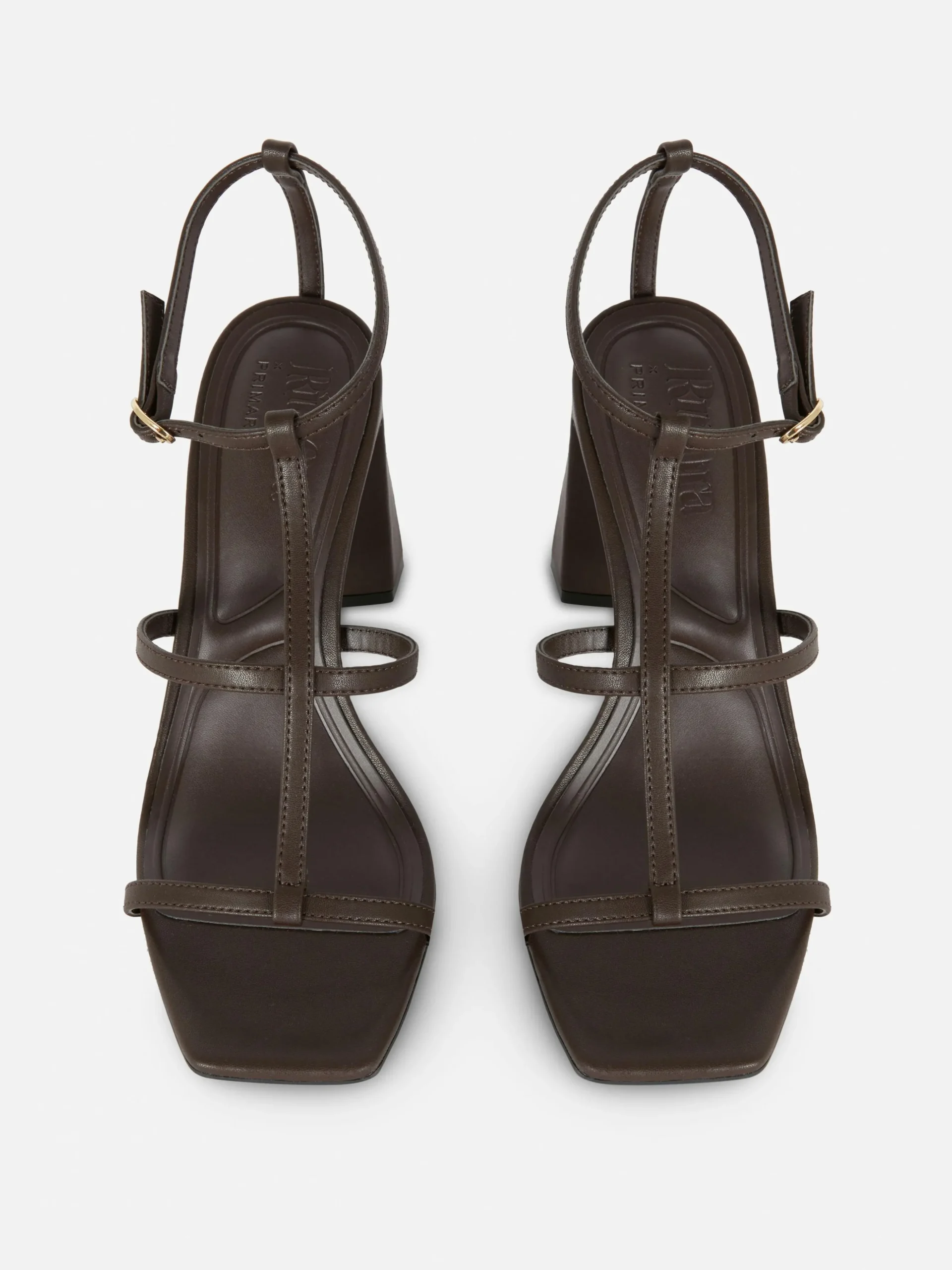 Sandalen Met T-bandje En Blokhak Rita Ora
