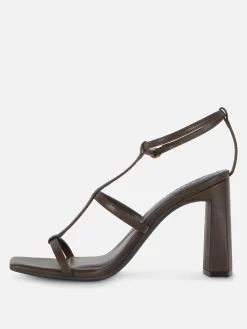 Sandalen Met T-bandje En Blokhak Rita Ora