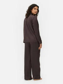 Satijnen Lange Pyjama