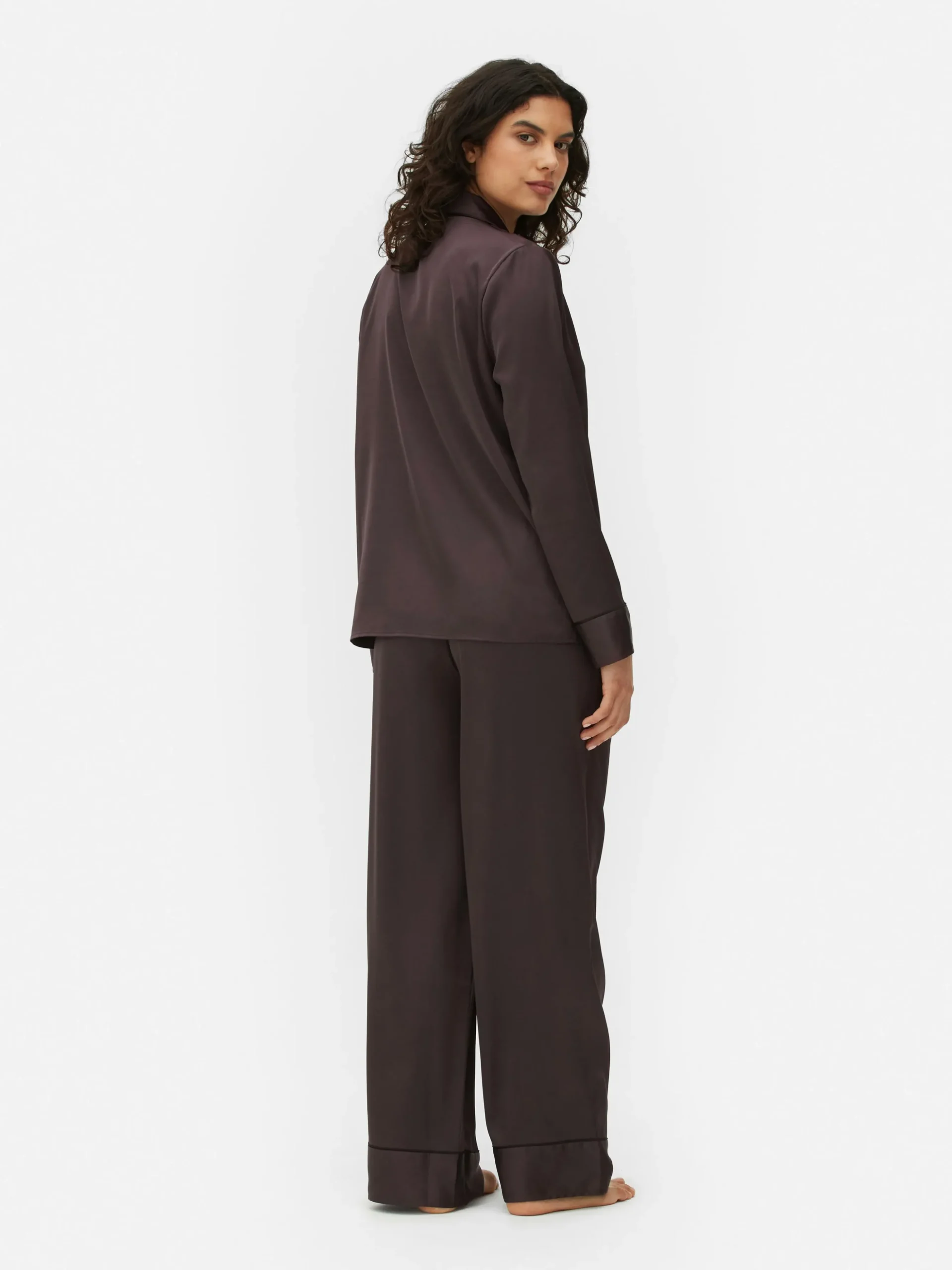 Satijnen Lange Pyjama