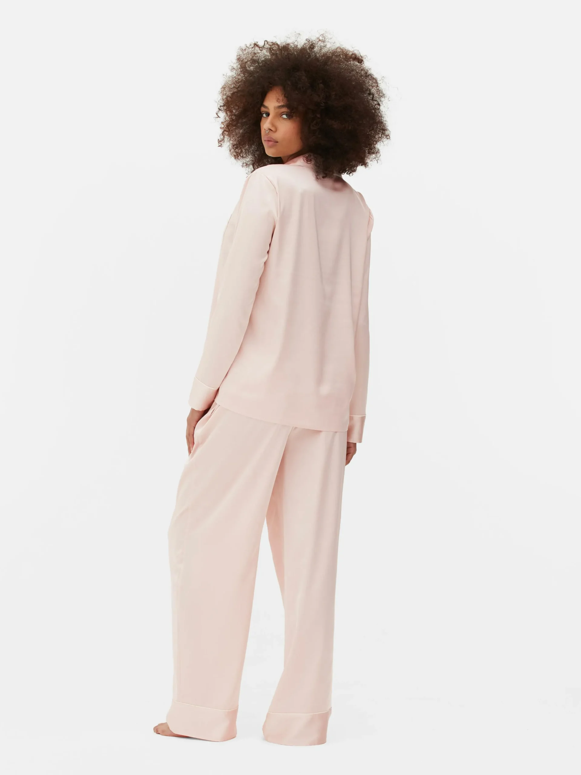 Satijnen Lange Pyjama