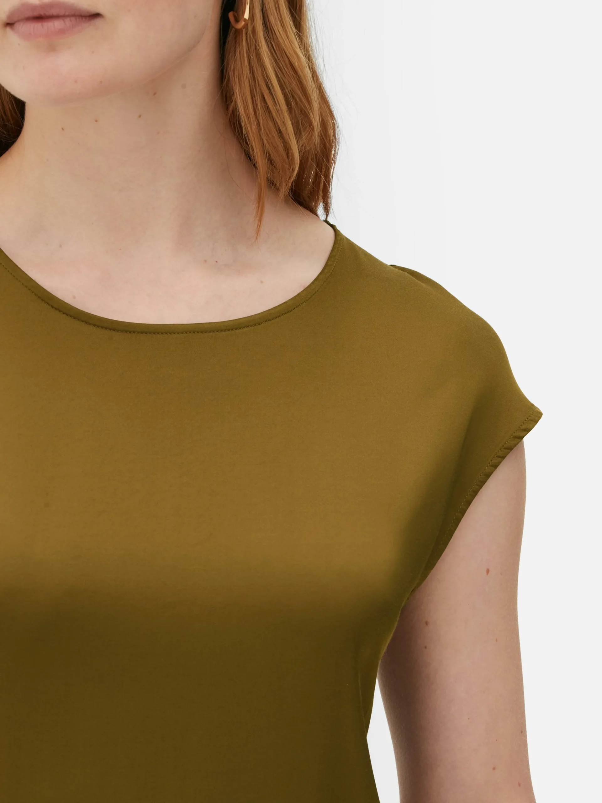Satijnen Midi-jurk Van The Edit