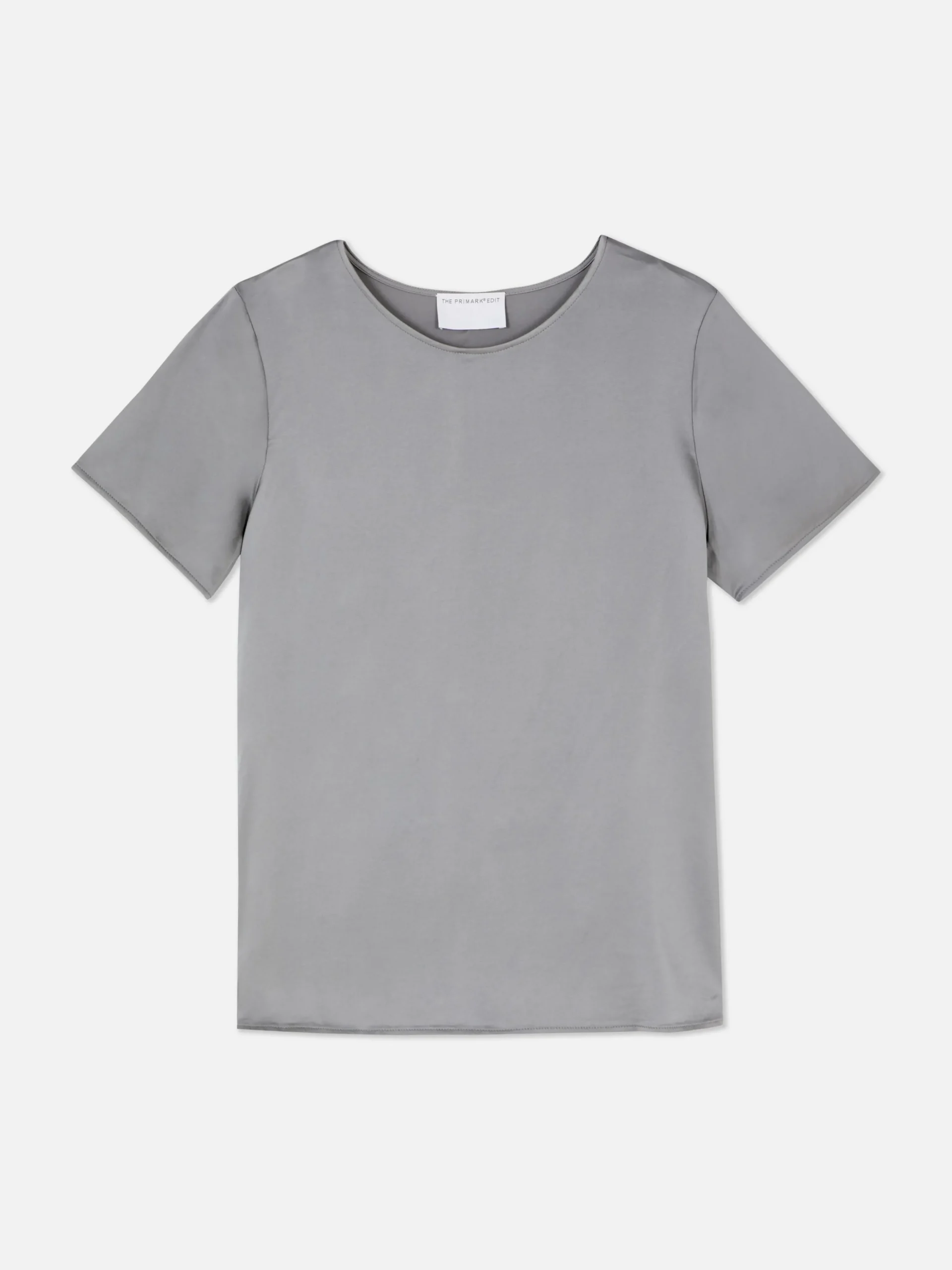 Satijnen T-shirt Met Korte Mouwen The Edit